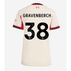 Liverpool Ryan Gravenberch #38 Bortatröja Kvinnor 2025-26 Kortärmad